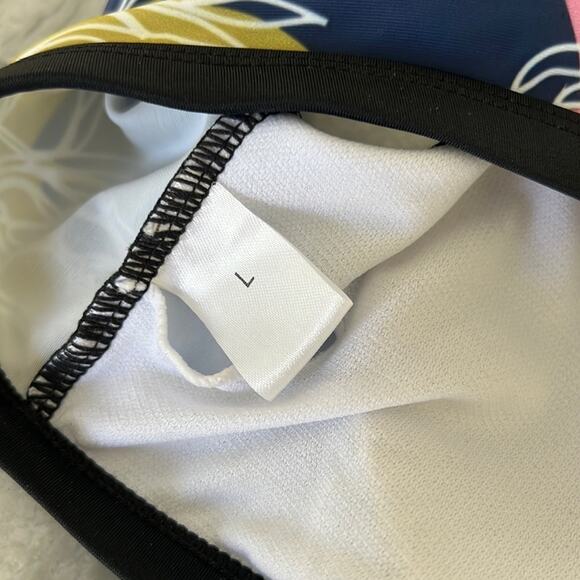 Pineapple Print 2pc String Bikini Swimsuit Size Large - Picture 3 of 10